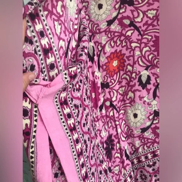 Free People Vibrant Pink and Purple Kimono - Picture 6 of 11